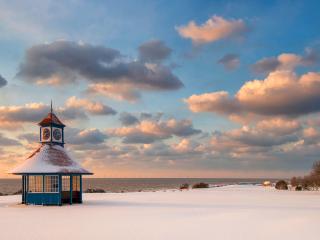Frinton in winter